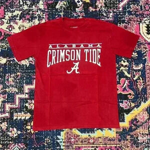 Alabama Crimson Tide Team Logo Short‎ Sleeve T-Shirt Size Small American Thread